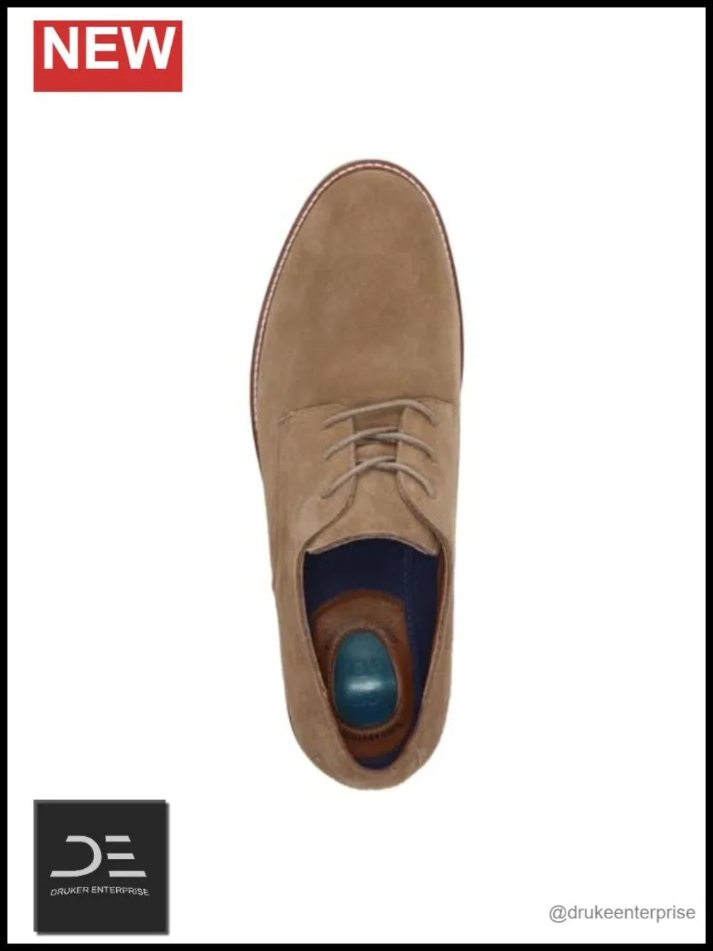 Men's Wingtip Oxford Dress Shoes Suede Leather Lace-Up Formal Shoes